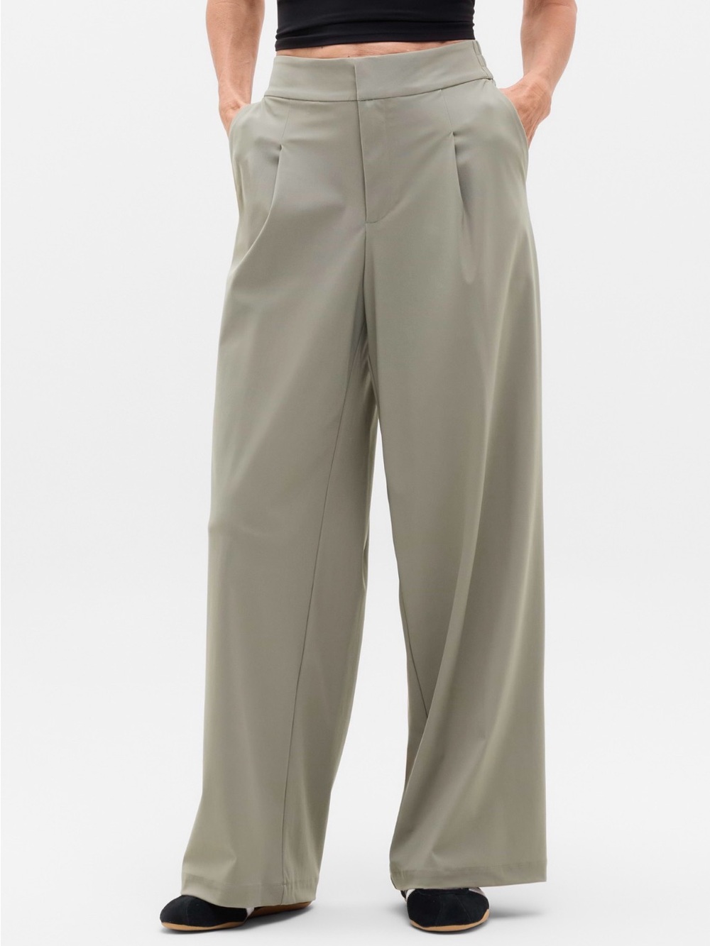 Athleta Pinnacle Wide-Leg Chinos